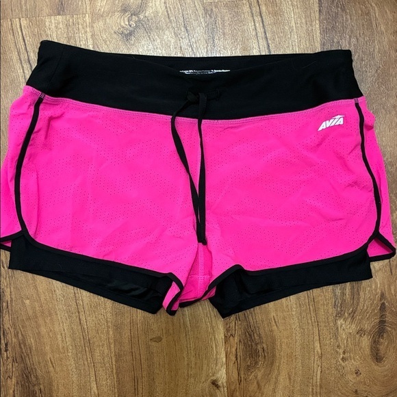 Avia Pants - Avia Vibrant Pink and Black Sports Shorts Pre owned Like new condition